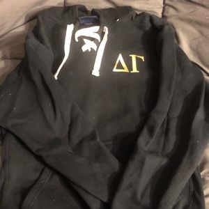 Delta Gamma hockey lace hoodie